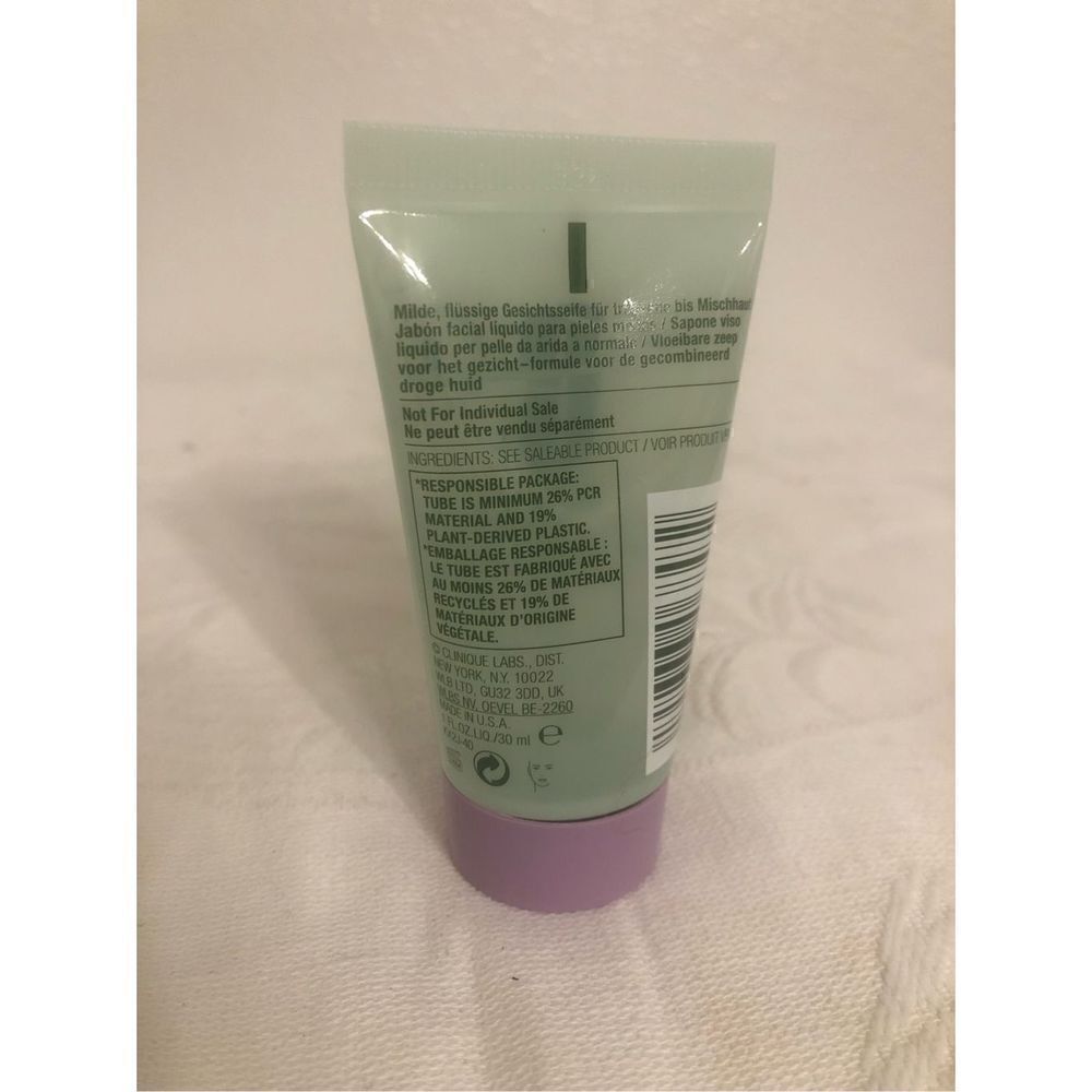 5/$15 SALE Brand New Clinique All About Clean Liquid Facial Soap Mild Dry Combi - Picture 3 of 4